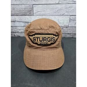 2008 Sturgis Black Hills Motorcycle Biker Rally Military-Style Cap EUC